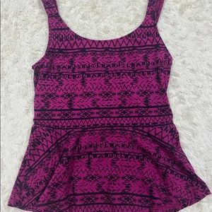 NWOT Express Peplum top